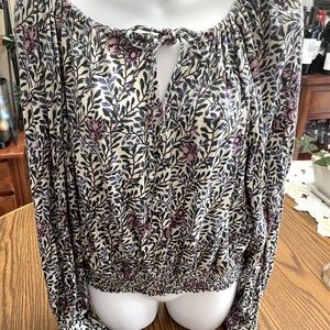Lucky Brand Top with Elastic Waist